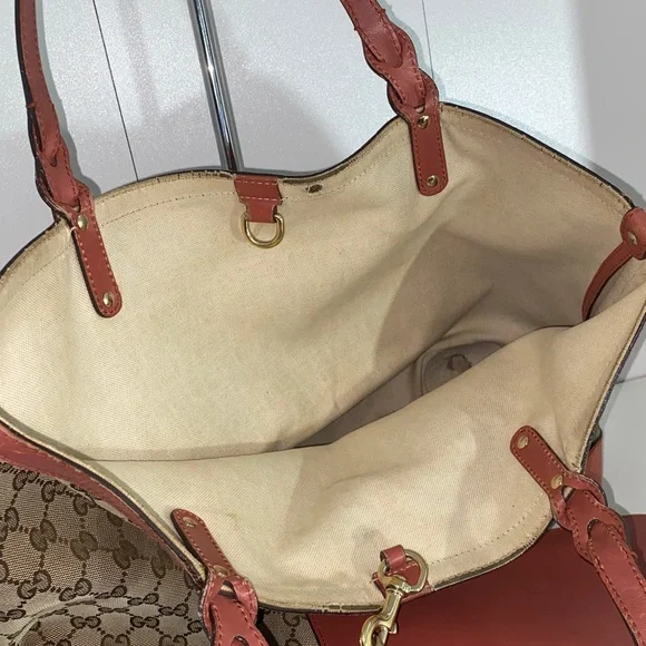 Authentic Rare Gucci GG Tote Bag - Picture 13 of 17